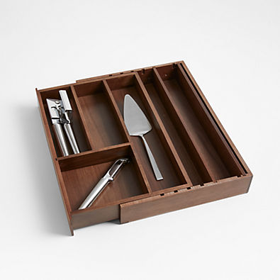 View Walnut Expandable Gadget Tray details