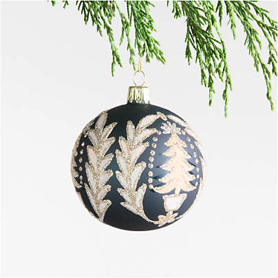 European Tree Flourish Ball Christmas Tree Ornament