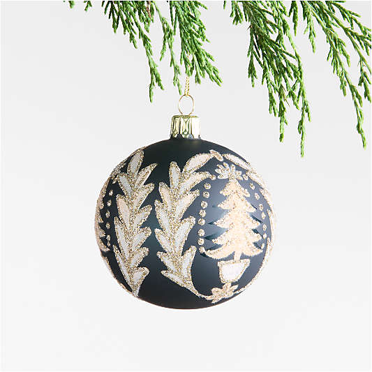 European Tree Flourish Ball Christmas Tree Ornament