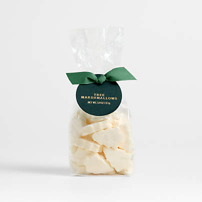 Mini White Tree Marshmallows in Gift Bag