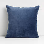 View Aqua 20"x20" Cotton Sari Silk Throw Pillow with Feather Insert - image 11 of 12
