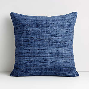 Blue Throw Pillows Crate And Barrel, Light Blue Accent Pillow Cover