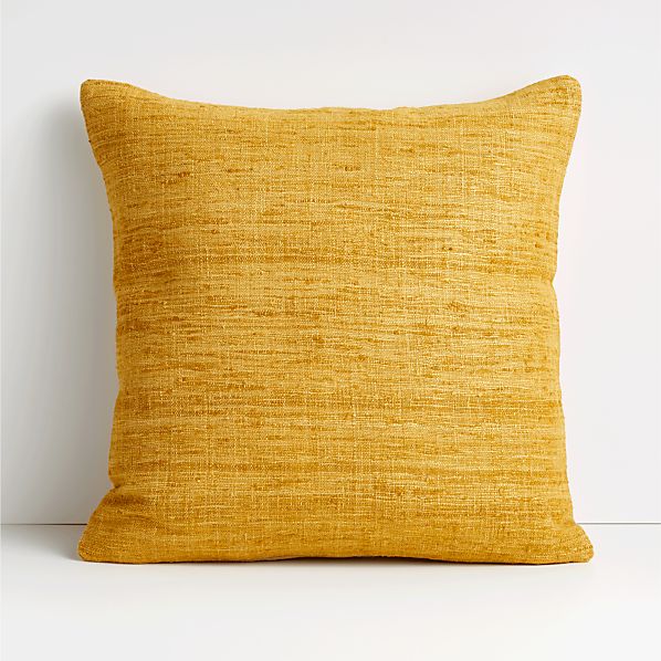 Yellow Throw Pillows & Mustard Throw Pillows | Crate & Barrel