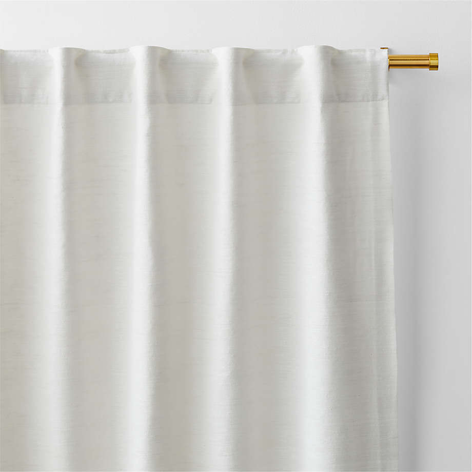 Raw Silk Linen Curtain