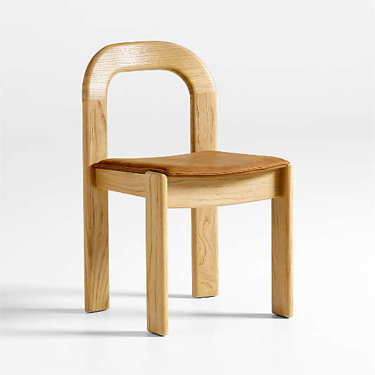 Treviso Natural Leather Dining Side Chair