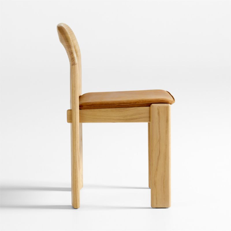 Treviso Natural Leather Dining Side Chair