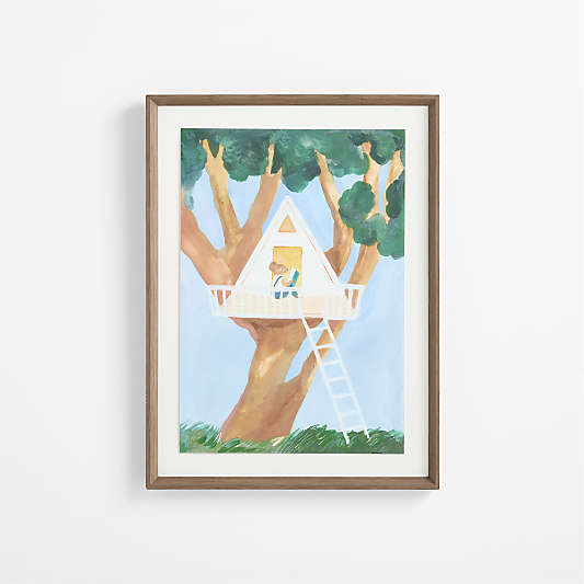 Treehouse Dreams by Gemma Koomen Framed Wall Art Print