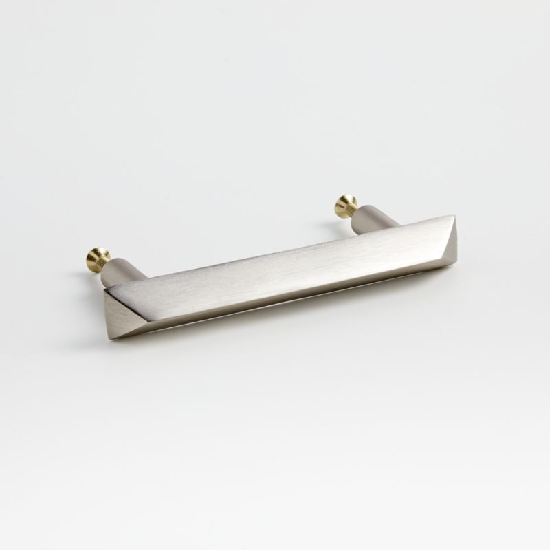 Triangle 6" Brushed Nickel Bar Pull - image 6 of 10