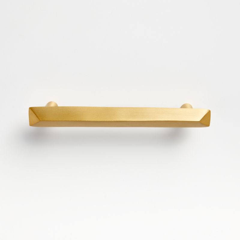 Triangle 4" Brass Bar Pull