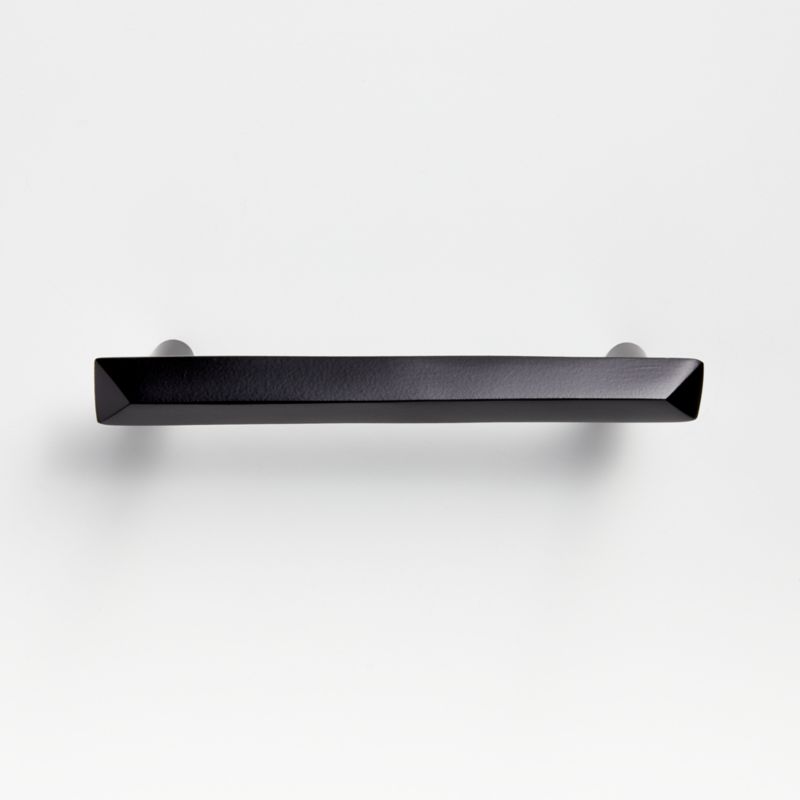 Triangle Matte Black 4" Bar Pull