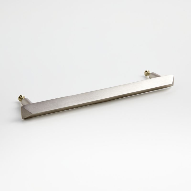 Triangle 6" Brushed Nickel Bar Pull - image 8 of 10