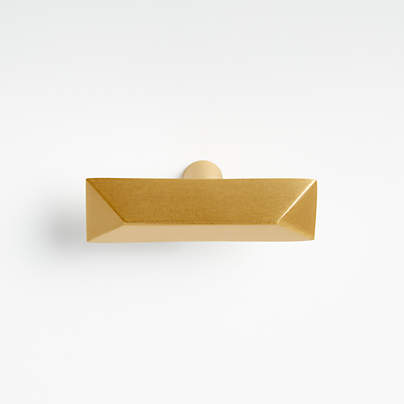 Triangle Brass Knob