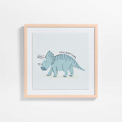 Triceratops Framed Wall Art Print