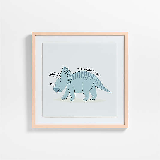 Triceratops Framed Wall Art Print