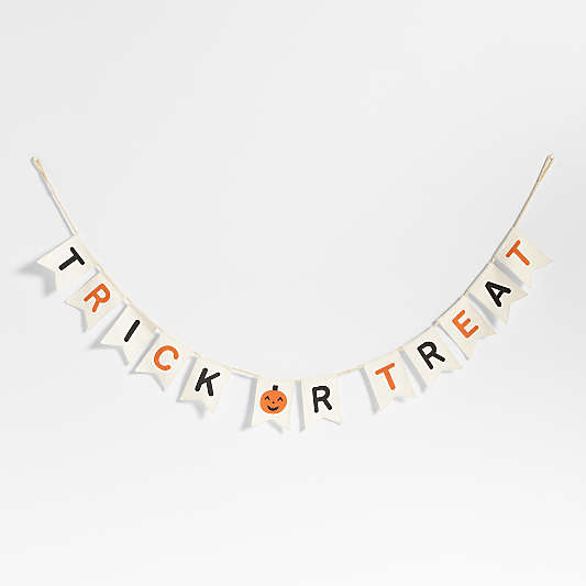 Trick or Treat Kids Halloween Garland by Joan Anderson