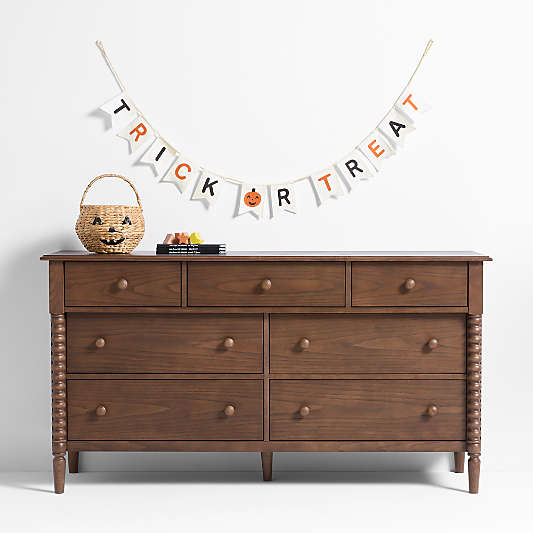 Trick or Treat Kids Halloween Garland by Joan Anderson