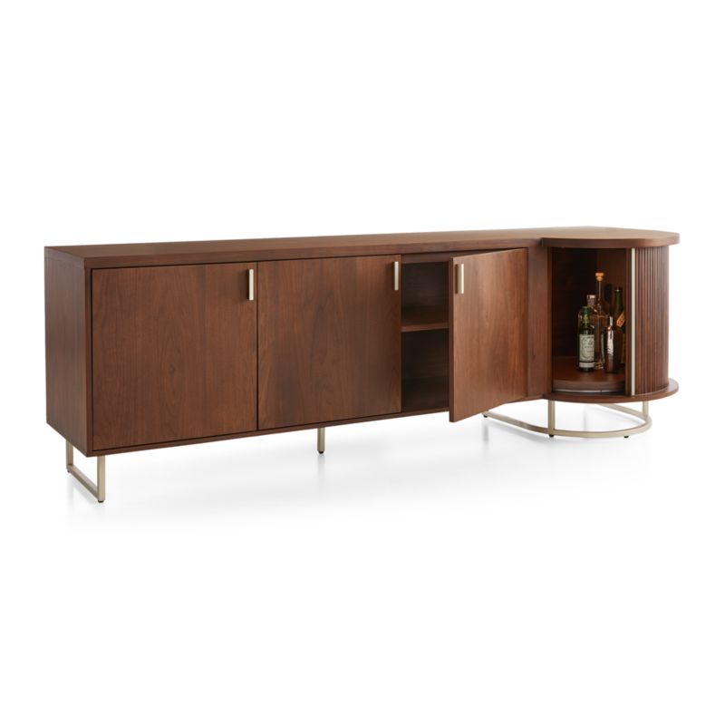 Trifecta Bar/Storage Media Cabinet with Light - image 3 of 10