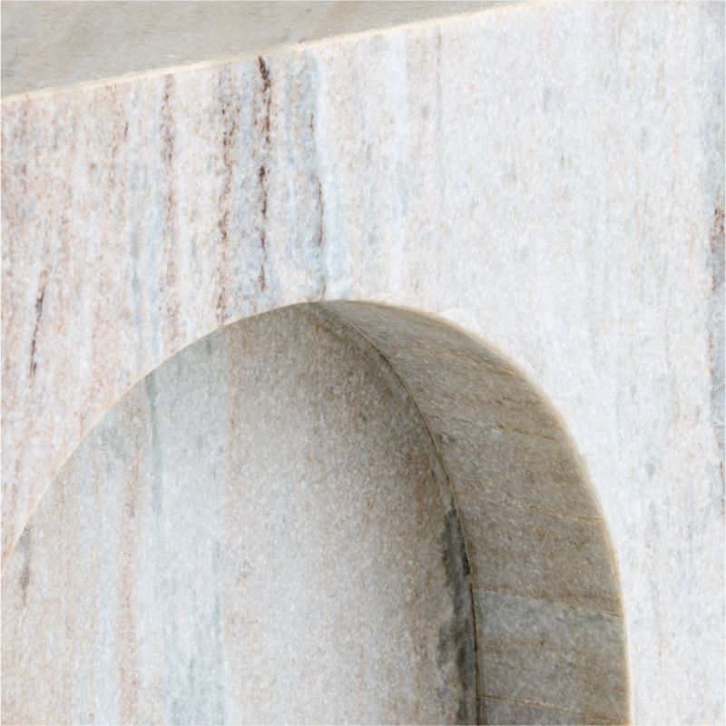 Triomphe Marble Square Side Table - image 11 of 13
