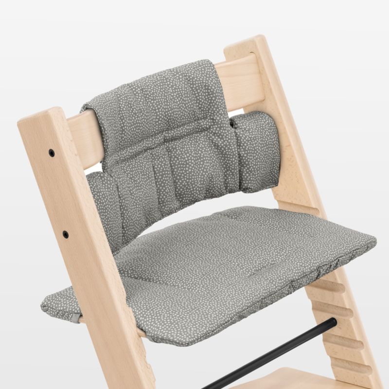 Stokke ® Tripp Trapp ® Classic Grey Polka Dots Baby High Chair Cushion - image 0 of 4