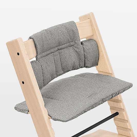 Stokke ® Tripp Trapp ® Classic Grey Polka Dots Baby High Chair Cushion