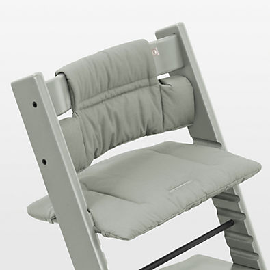 View Stokke ® Tripp Trapp ® Classic Glacier Green Baby High Chair Cushion details