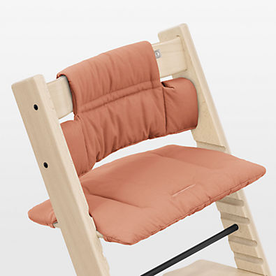 View Stokke Tripp Trapp Classic Terracotta Baby High Chair Cushion details