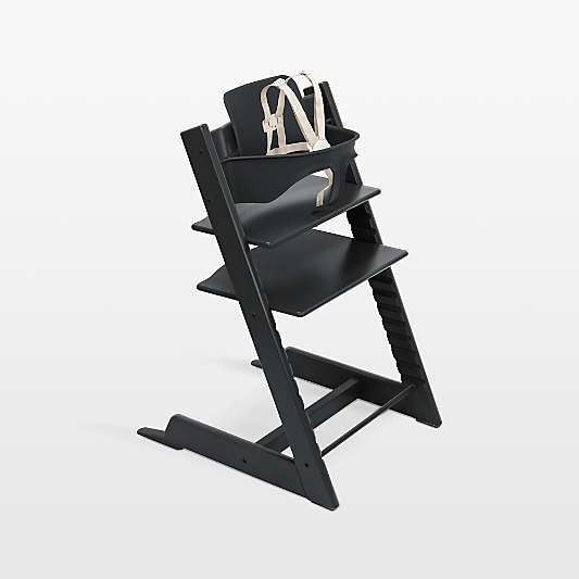 Stokke ® Tripp Trapp ® Black Wood Baby High Chair