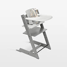 Stokke Tripp Trapp Complete Storm Grey Wood Baby High Chair with