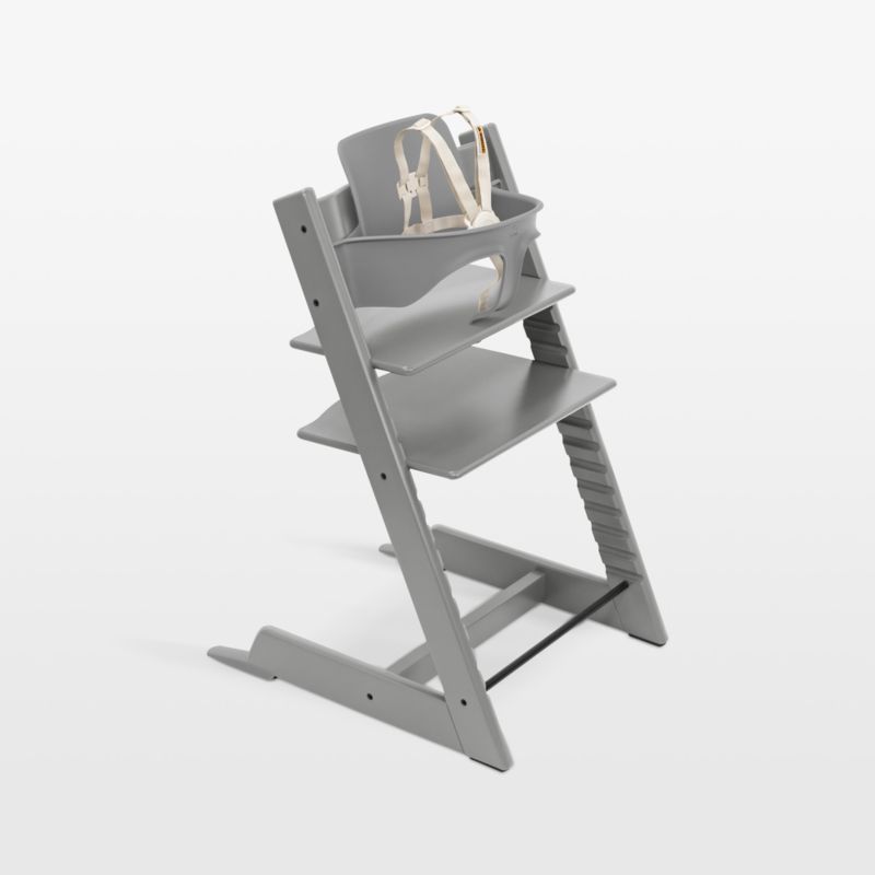 Stokke ® Tripp Trapp ® Storm Grey Wood Baby High Chair - image 0 of 2