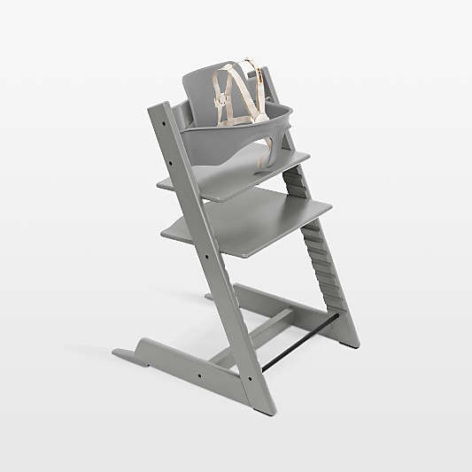 Stokke ® Tripp Trapp ® Storm Grey Wood Baby High Chair