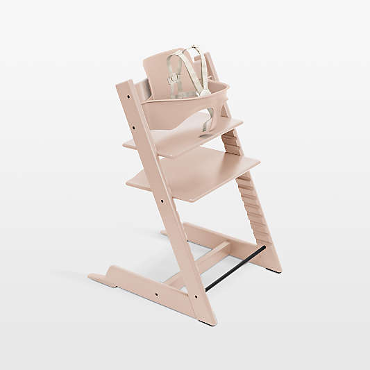 Stokke ® Tripp Trapp ® Serene Pink Wood Baby High Chair