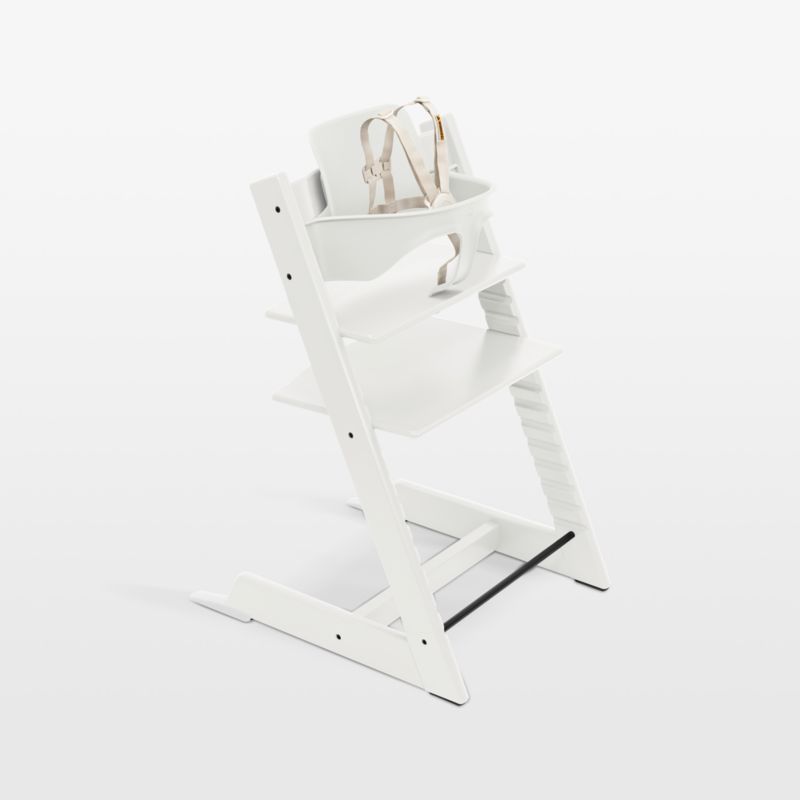 Stokke ® Tripp Trapp ® White Wood Baby High Chair - image 0 of 2