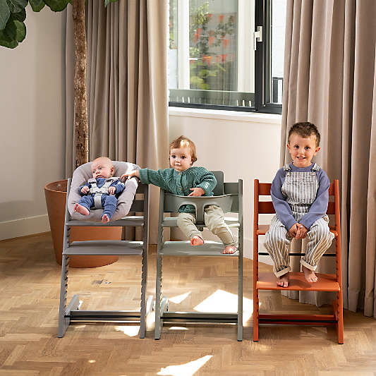 Stokke ® Tripp Trapp ® Storm Grey Wood Baby High Chair