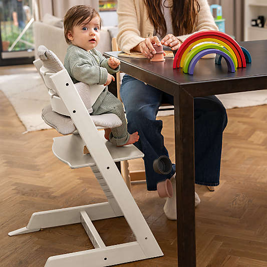 Stokke ® Tripp Trapp ® White Wood Baby High Chair