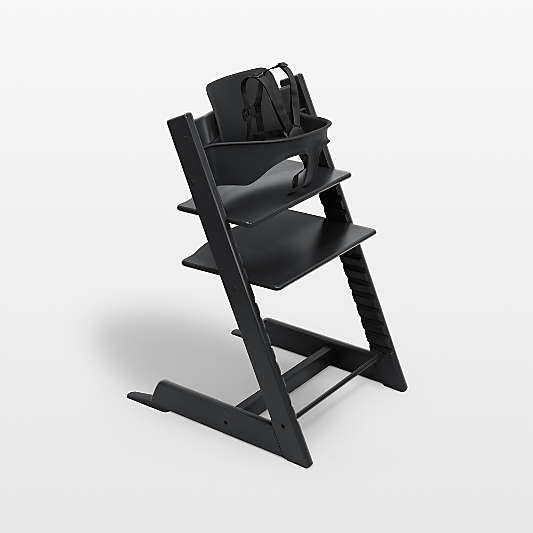 Stokke ® Tripp Trapp ® Black Wood Baby High Chair