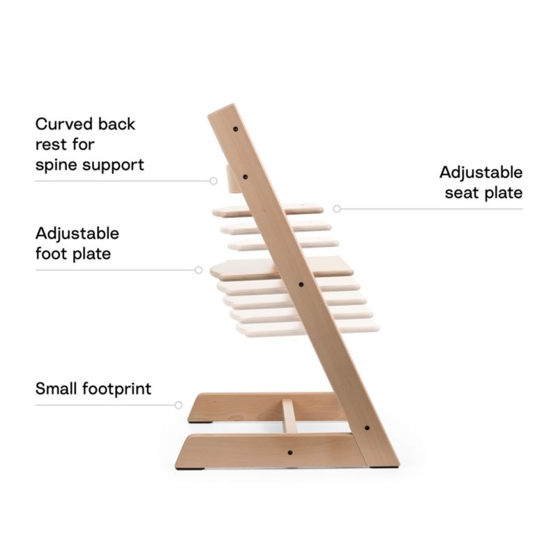 Stokke ® Tripp Trapp ® Warm Brown Oak Wood Baby High Chair - image 10 of 13