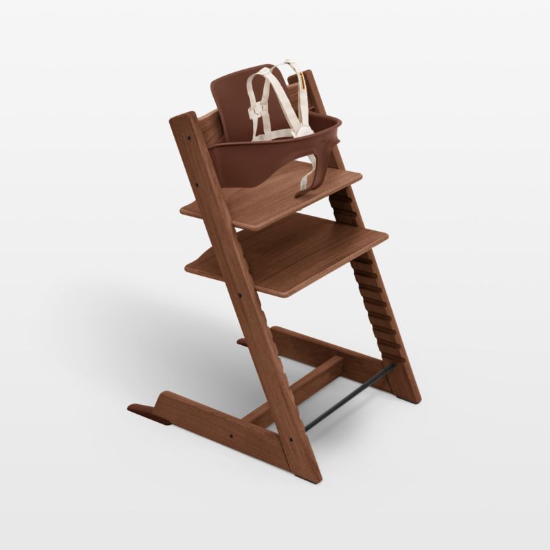 Stokke ® Tripp Trapp ® Warm Brown Oak Wood Baby High Chair - image 0 of 7