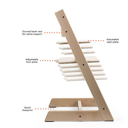 Stokke Tripp Trapp Cashmere Grey Wood Baby High Chair