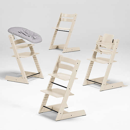 Stokke ® Tripp Trapp ® Vanilla White Wood Baby High Chair