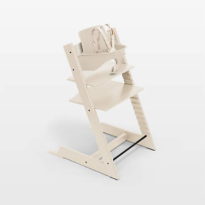 Stokke ® Tripp Trapp ® Vanilla White Wood Baby High Chair