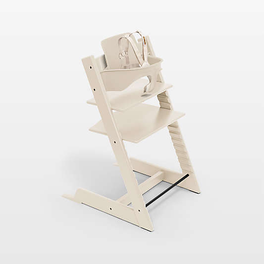 Stokke ® Tripp Trapp ® Vanilla White Wood Baby High Chair