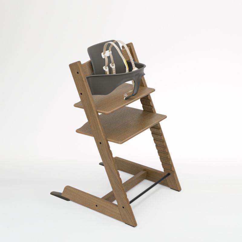 Stokke Tripp Trapp Oak Brown Wood Baby Toddler High Chair