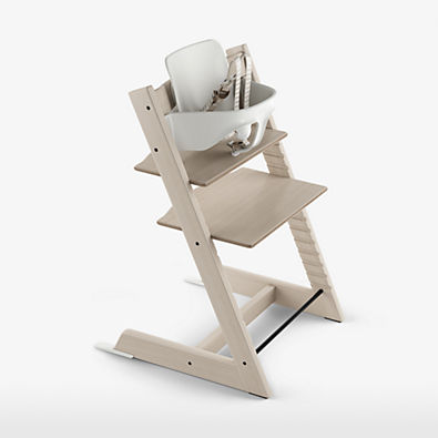 View Stokke® Tripp Trapp® Whitewash Wood Baby High Chair details
