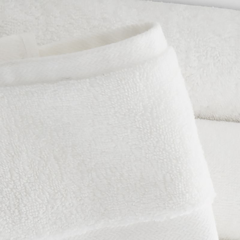 Classic Organic Turkish Cotton White Bath Sheet - image 3 of 9