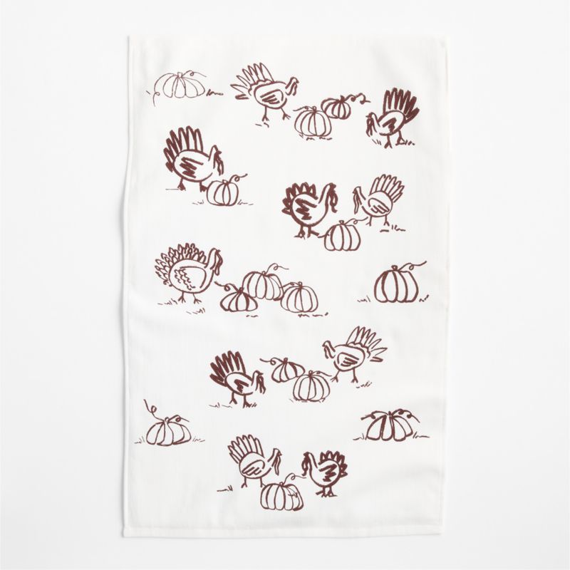 Turkey Organic Cotton Dish Towel - image 1 of 3