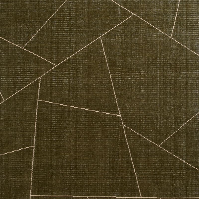 Teramo Performance Handwoven Abstract Dark Green Rug Swatch 12"x18" - image 2 of 4