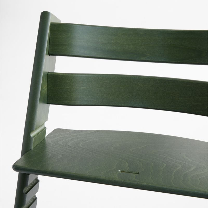 Stokke ® Tripp Trapp ® Olive Green Wood Baby High Chair - image 6 of 7