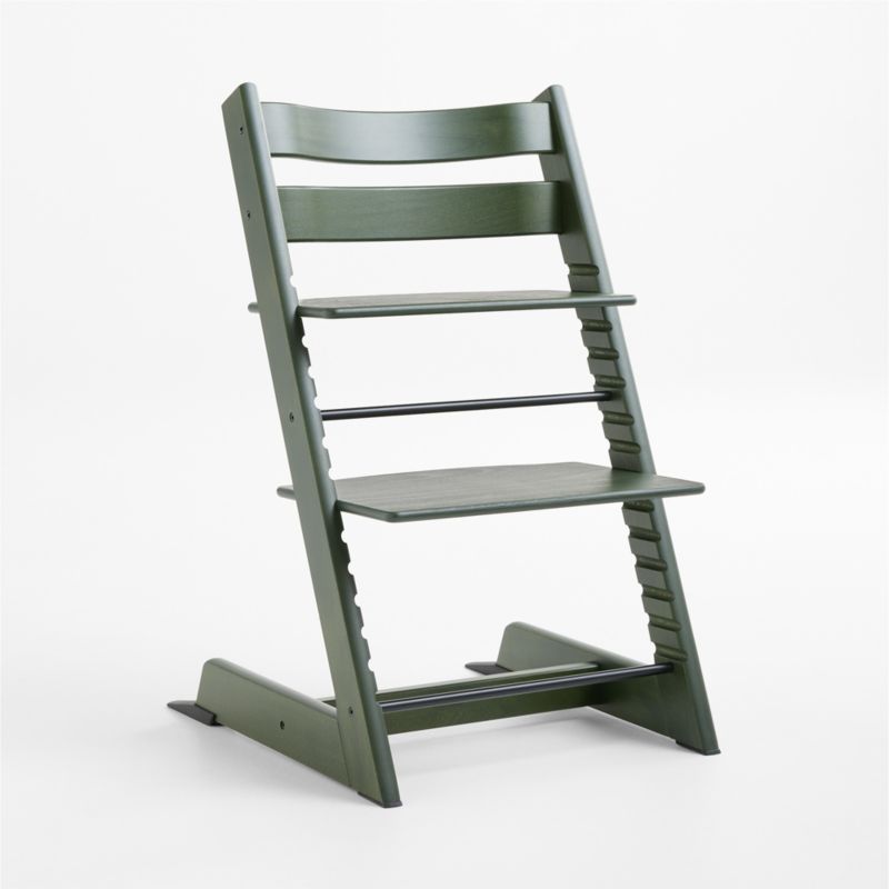 Stokke ® Tripp Trapp ® Olive Green Wood Baby High Chair - image 5 of 7