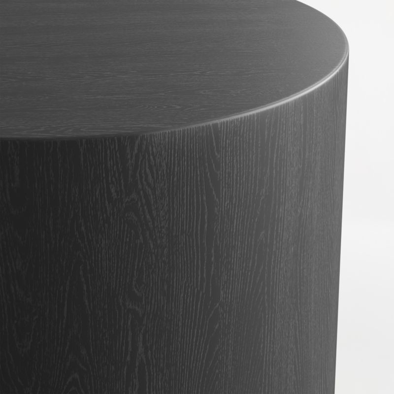 Terrane Black Oak Wood 20" Round End Table - image 2 of 3