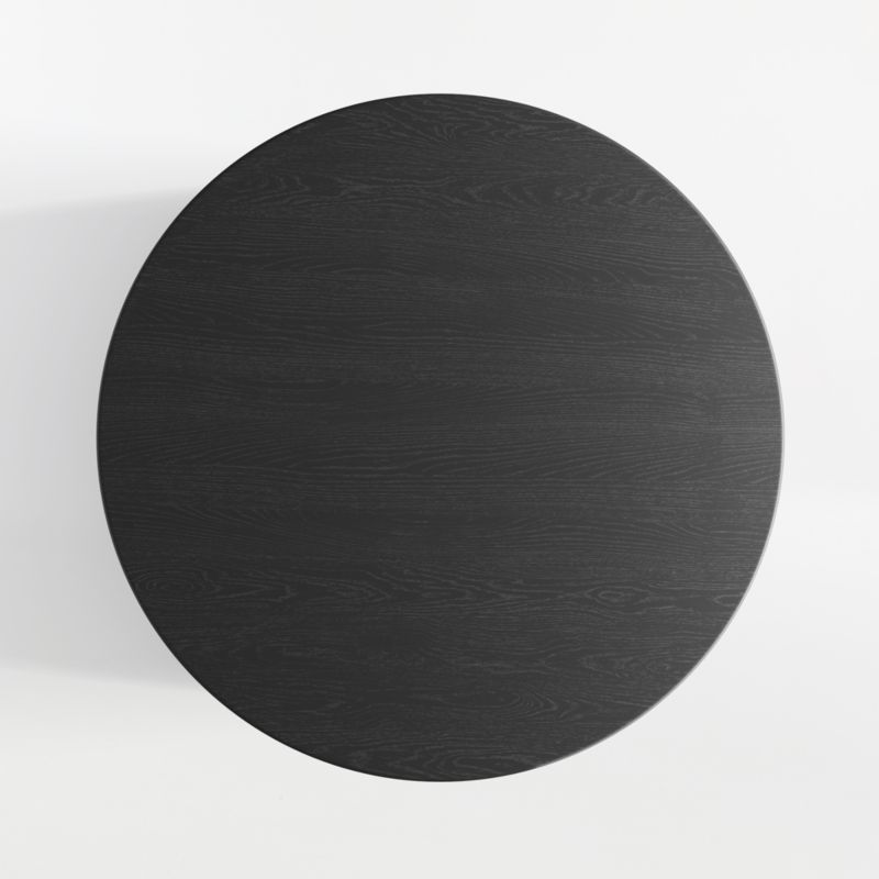 Terrane Black Oak Wood 20" Round End Table - image 1 of 3